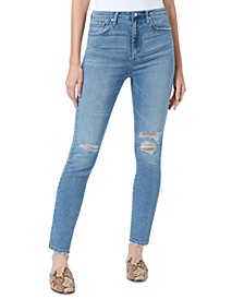 Women's High-Rise Ripped Skinny Jeans