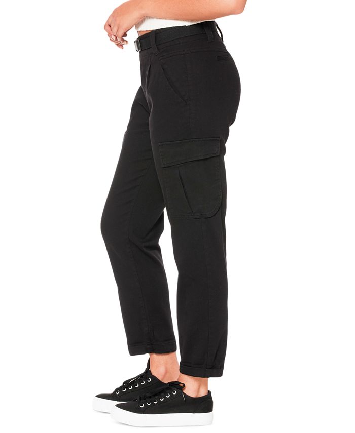 UNIONBAY Juniors' Jordana High Rise Belted Cargo Pants - Macy's