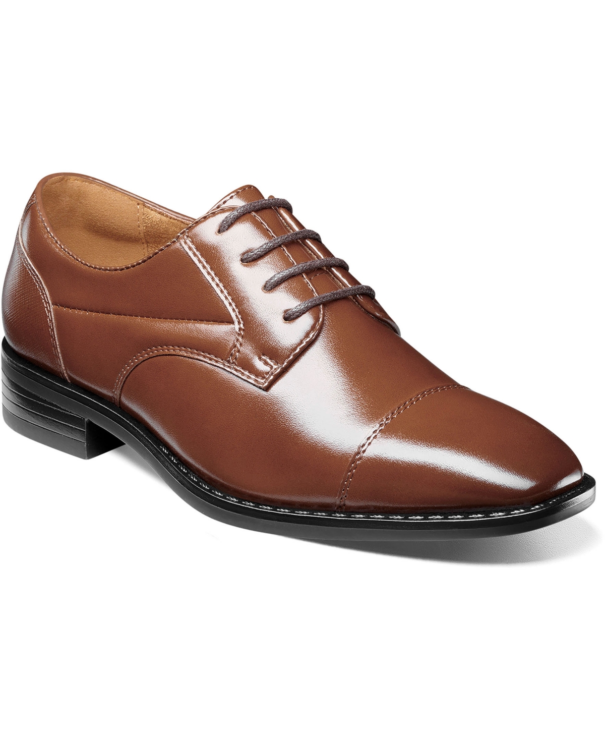 Stacy Adams Little Boys Kallum Jr. Cap Toe Lace Up Shoes