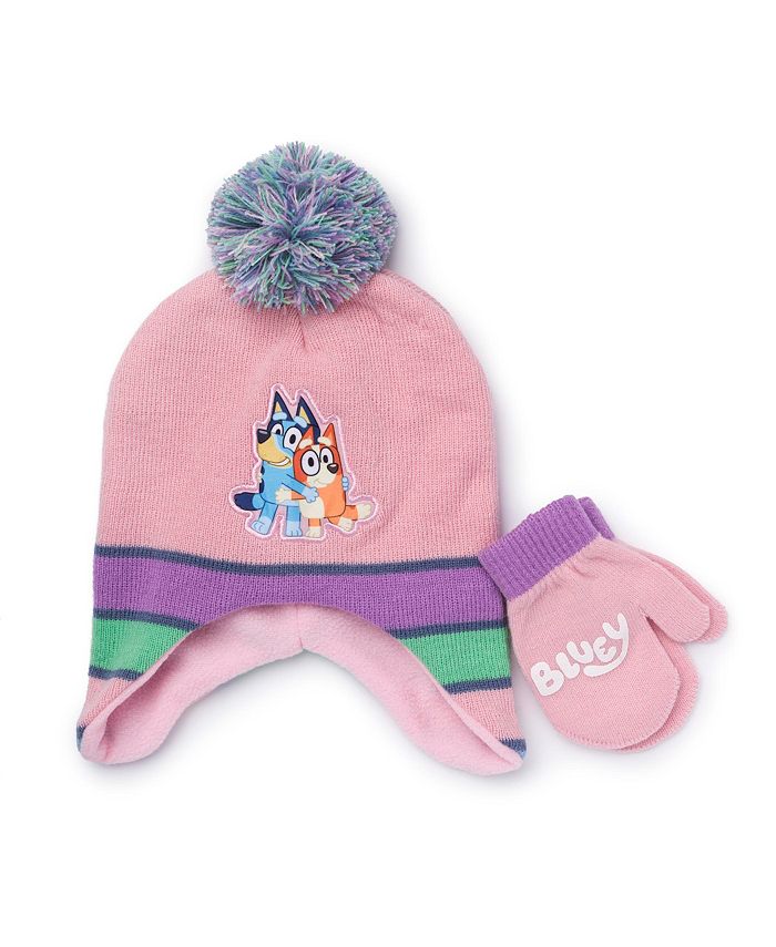Berkshire Toddler Girls Character License Cold Weather Hat and Gloves