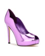 Macy's sales purple heels