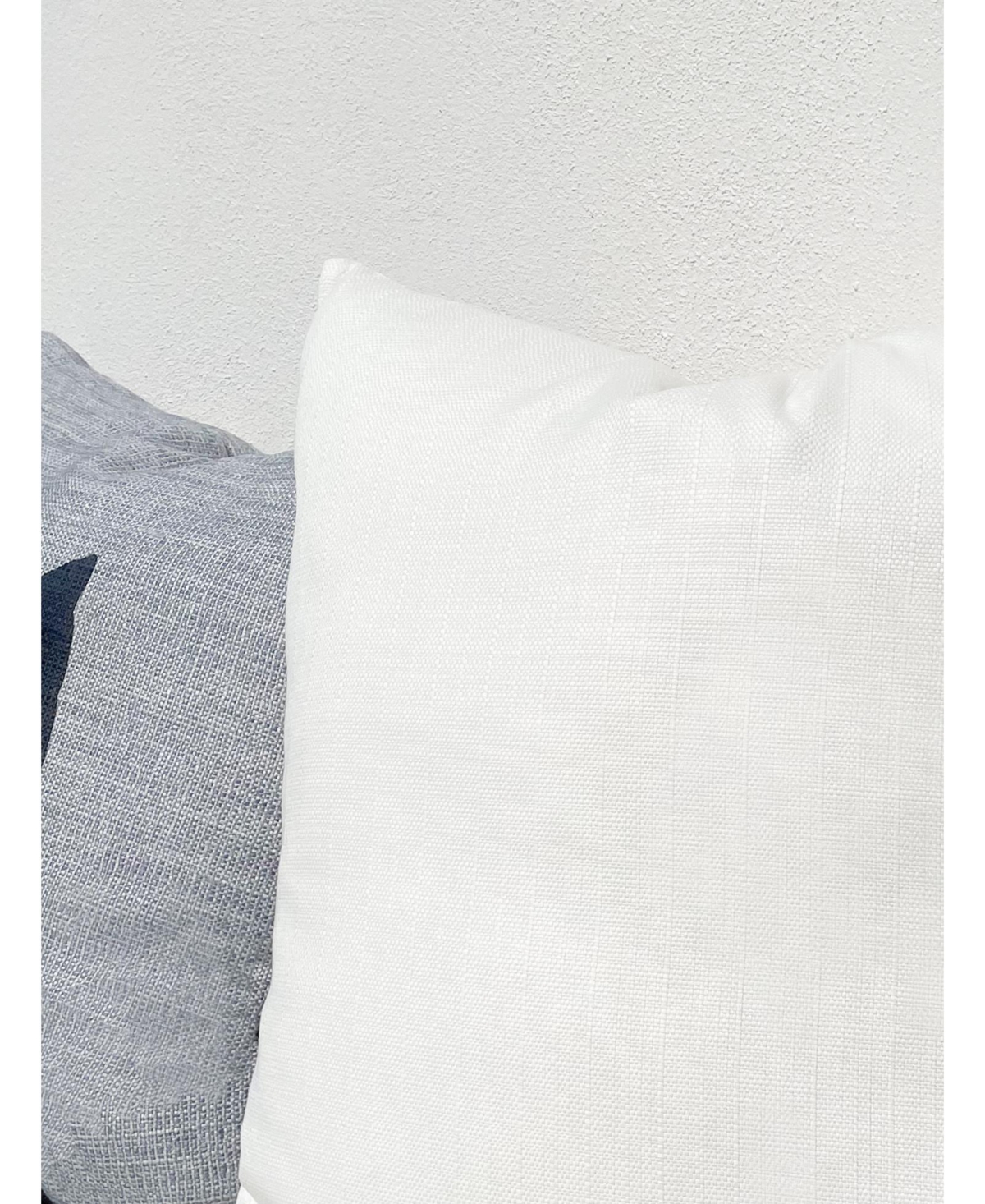 Anaya Home Summer ClassicOutdoor Large Pillow - White