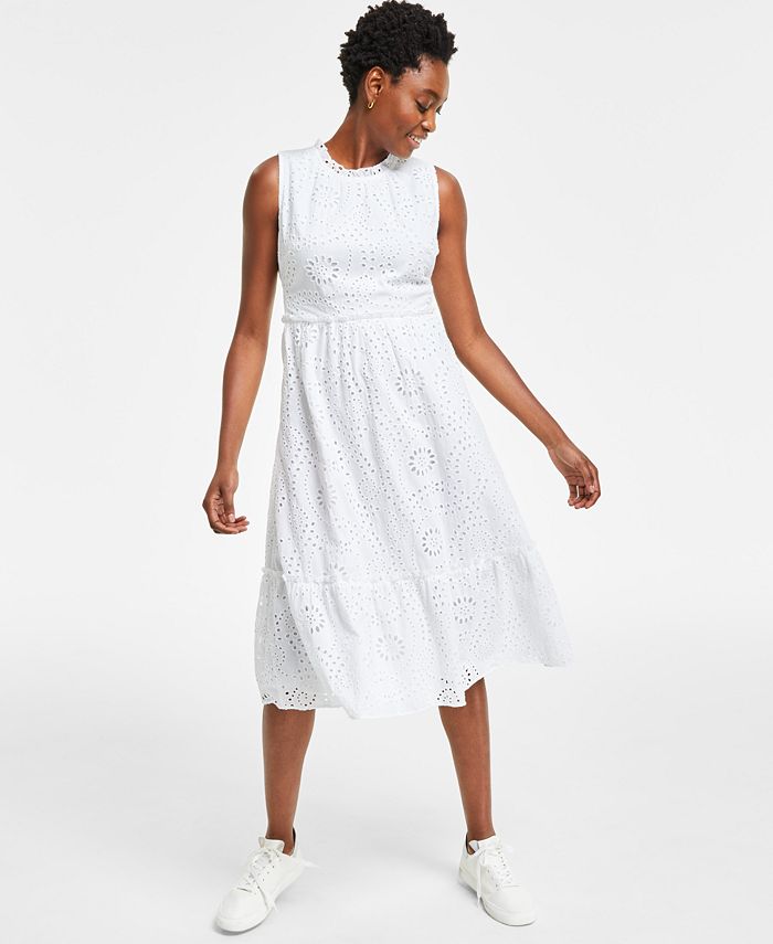 macy's white dresses Women's Mini Polyester/Elastane Macys Womens White Dresses -