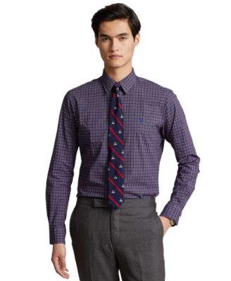 Polo Ralph Lauren - Men's Classic-Fit Plaid Stretch Poplin Shirt