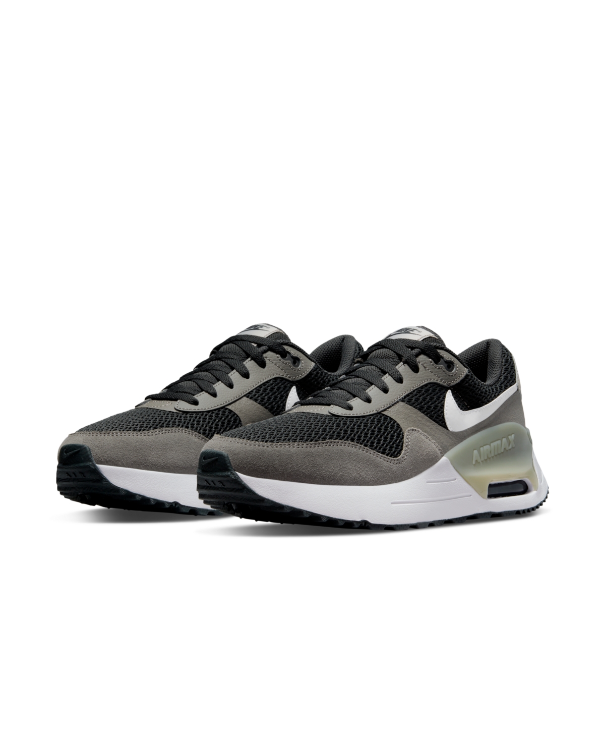 Nike Men's Air Max Systm Casual Sneakers From Finish Line In Dark Smoke Gray,pewter