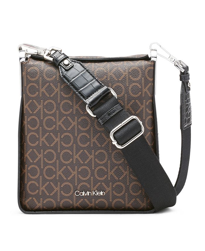 Calvin Klein Fay Signature Small Crossbody Bag & Reviews - Handbags &  Accessories - Macy's