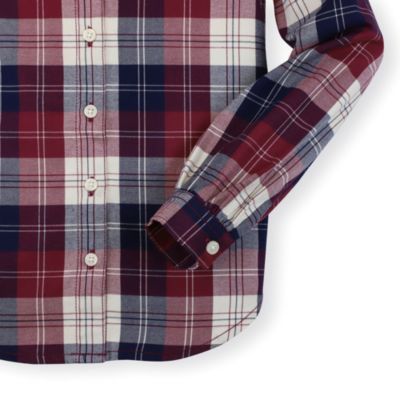 Baby Girls Long Sleeve Ruffle Collar Button Down Shirt