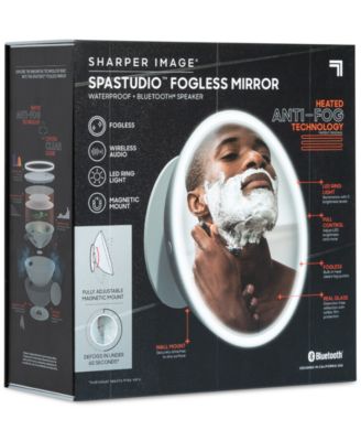 SpaStudio Waterproof Fogless Shower Mirror & Speaker