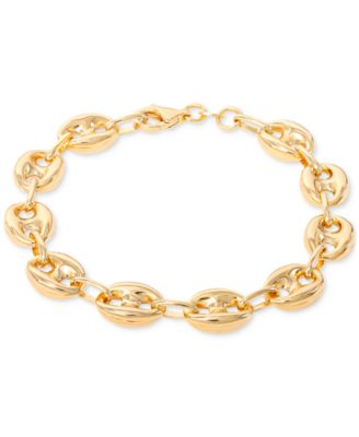 Macy's - Mariner Polished Anchor Flexible Link Chain Bracelet