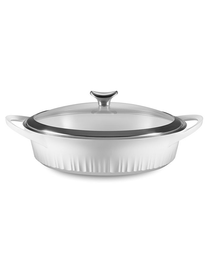 Corningware Cast Aluminum 4 Quart Braiser with Lid Macy's