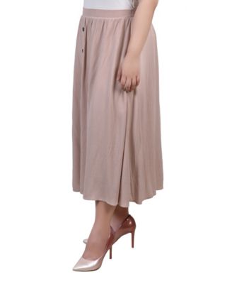 Plus Size Knee Length A-Line Skirt