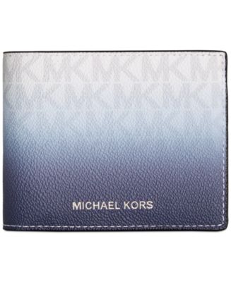 Michael Kors Men's Ombre Signature MK Logo L-Fold Wallet