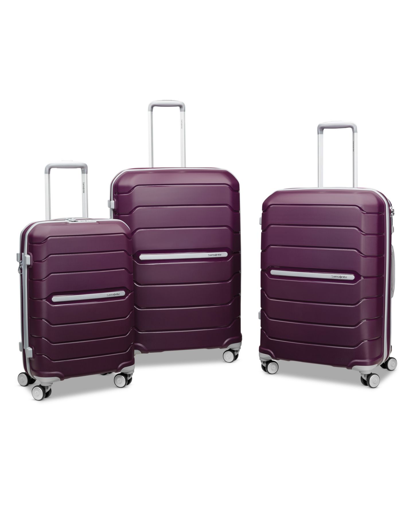 Чемодан Samsonite Freeform Carry-On Hardside Spinner, цвет: Фиолетовый — фото 5
