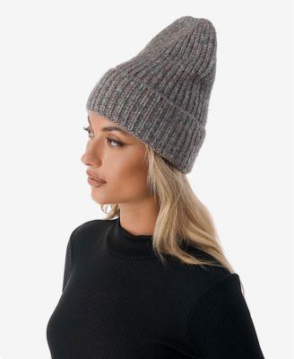 Women's Stretch Ribbed Knit Cuff Beanie
