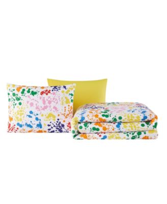 Crayola Splatter 3 Piece Comforter Set, Full/Queen
