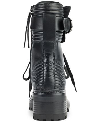 dkny basia combat boot