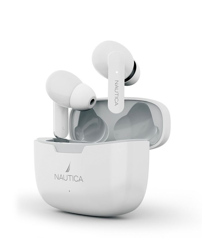 Nautica T200 True Wireless Bluetooth Stereo Earbuds, White - Macy's