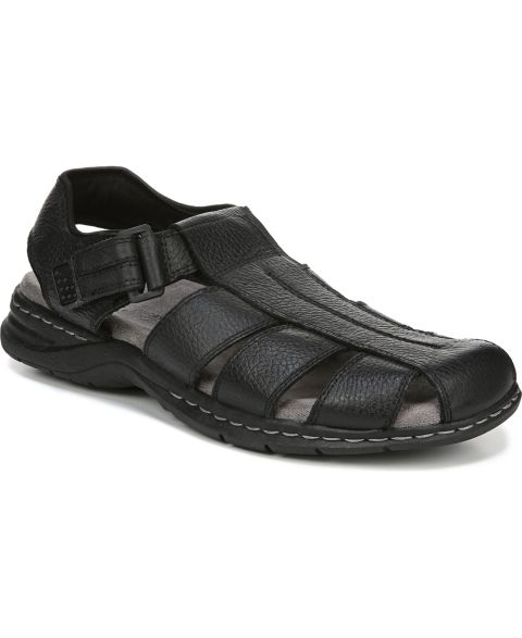 Мужские сандалии Dr. Scholl's Gaston Leather, цвет: Чёрный