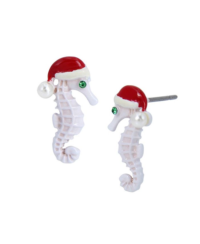 Betsey johnson seahorse earrings cheap