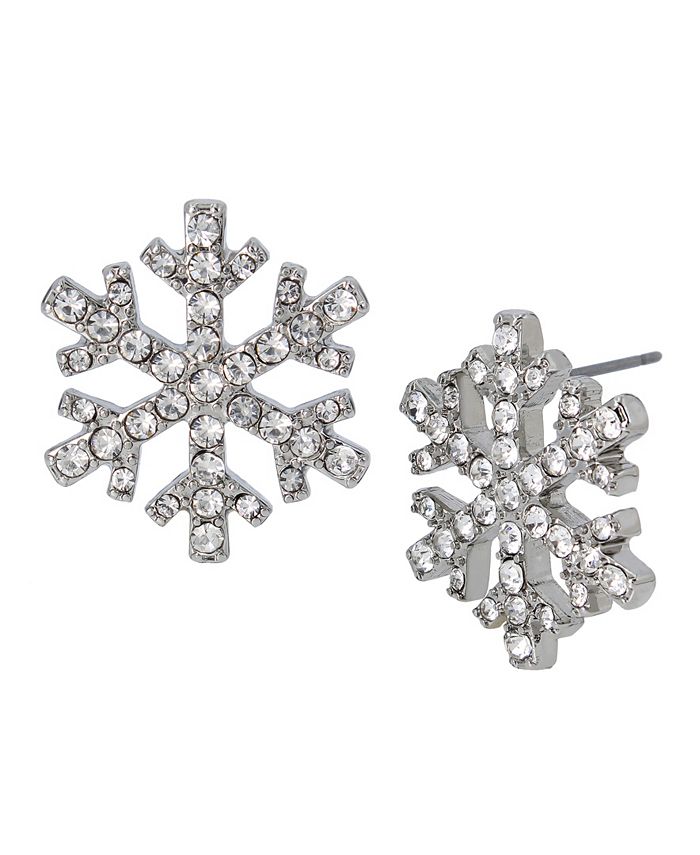 Betsey johnson store snowflake earrings