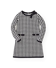Girls Bow Detail Sweater Dress, Infant