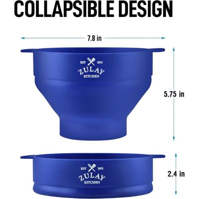 Microwave Popcorn Popper - BPA Free Silicone Popcorn Popper Microwave Popcorn Bowl