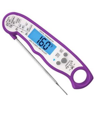 Instant Read Food Thermometer - Waterproof Digital Meat Thermometer