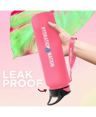 Hydration Nation Water Bottle With Time Marker 32oz