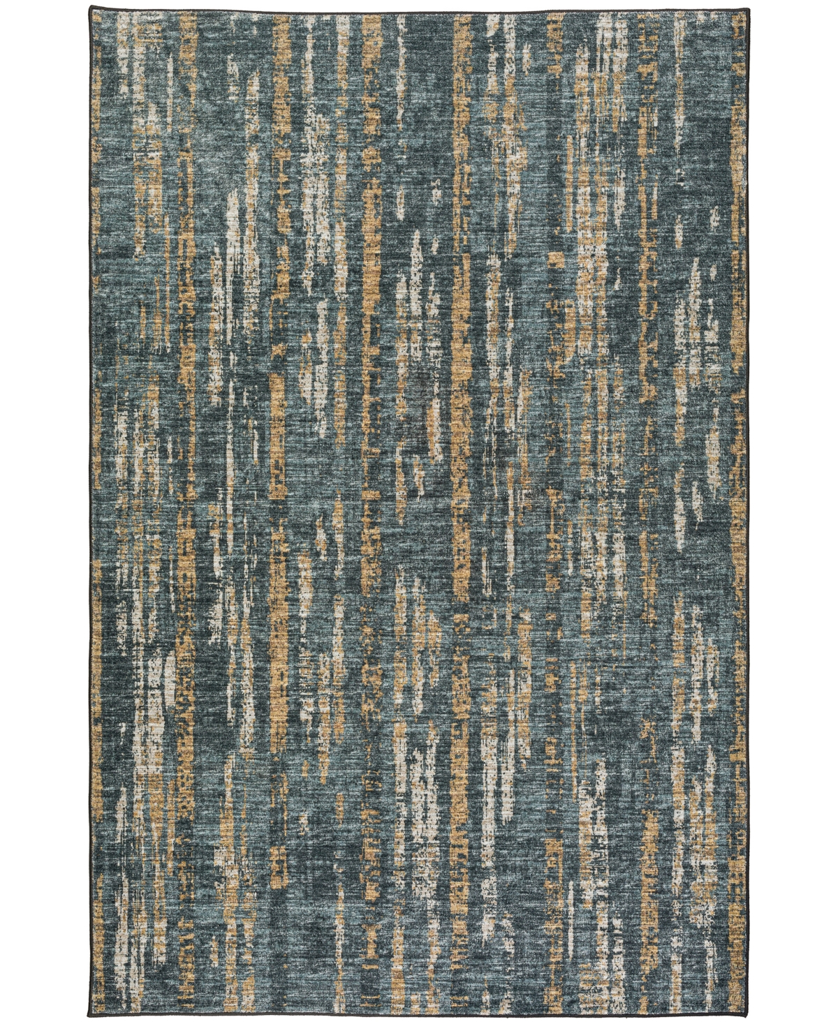 D Style Briggs Brg-6in 5' x 7'6in Area Rug - Charcoal