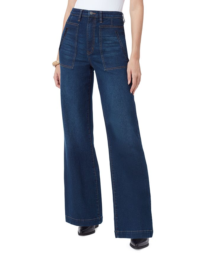 Sam Edelman Women's Codie High Rise Wide-Leg Jeans - Macy's