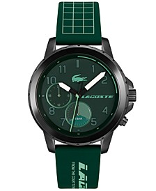 Men's Endurance Actime Lifestyle Green Silicone Watch Strap Watch 44mm
