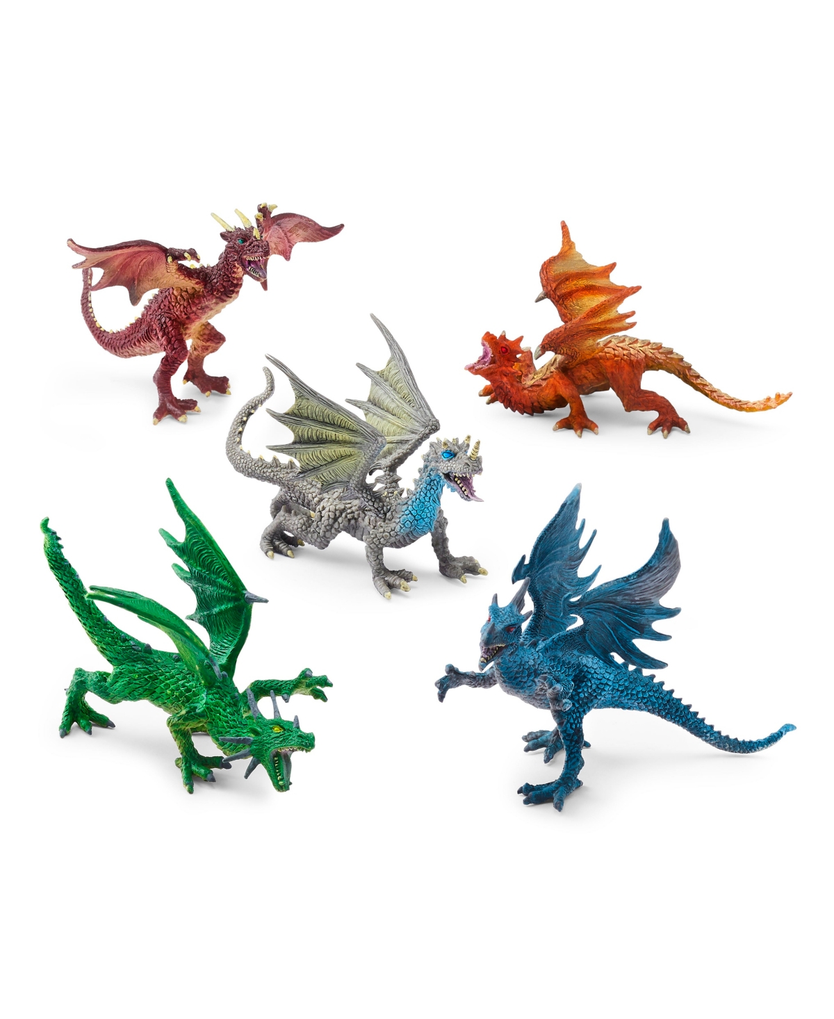 Animal Zone Kids' Dragon Collectibles Set, Created For You By Toys R Us In Multi
