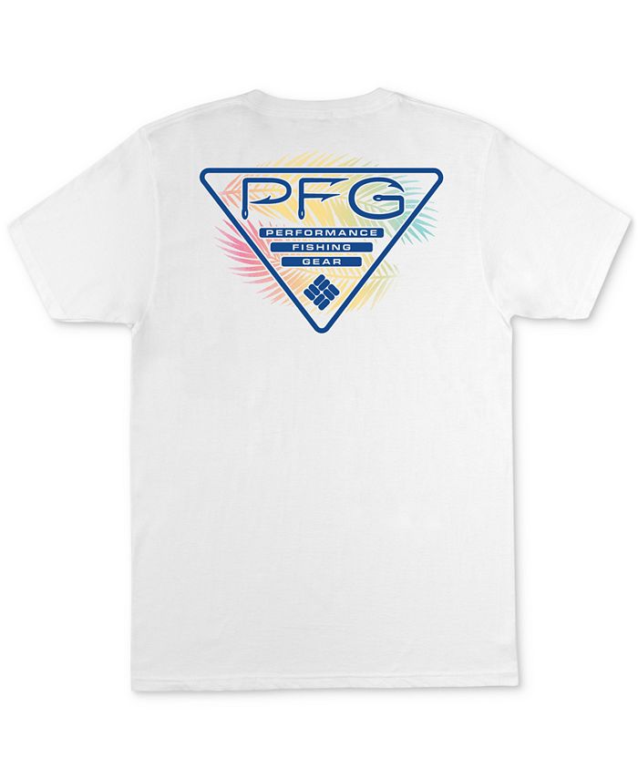 Columbia Men's PFG Classic-Fit Palm Leaves Logo Graphic T-Shirt - Macy's