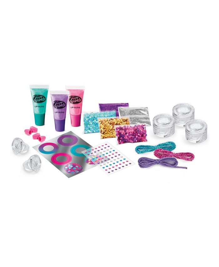 Kit Créatif Shimmer N Sparkle - Applicateur De Pierres à Cheveux Rechargeable, 600 Gemmes, Pour Filles 8 Ans Et +