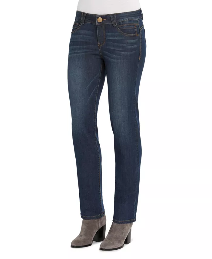 Women's "Ab"Solution Mid Rise Straight Leg Jeans