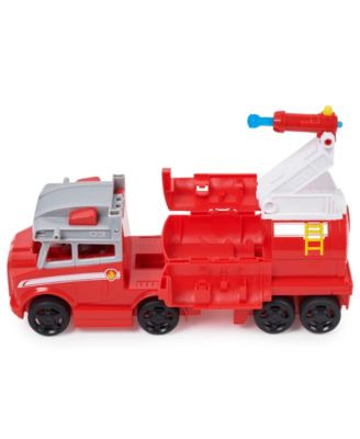 PAW Patrol Big Truck Pup's Marshall Transforming Toy Trucks with Collectible Action Figure