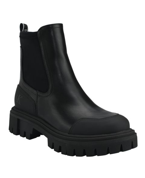 Женские ботинки Calvin Klein Remola Lug Sole Chelsea Booties, цвет: Чёрный