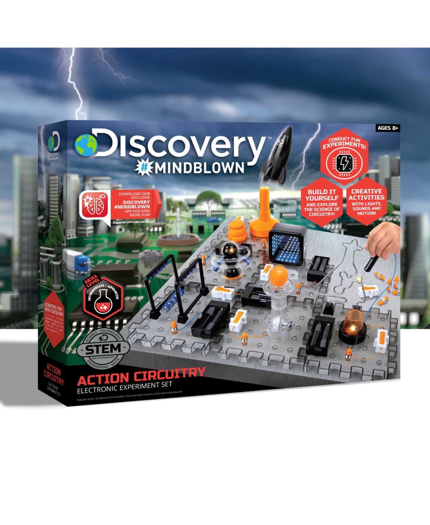 Детские игрушки Discovery #MINDBLOWN Action Circuitry Electronics Experiment Set, от 8 лет — фото 7