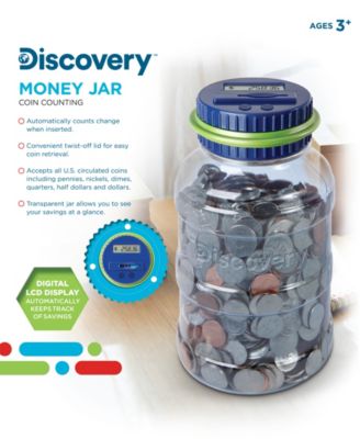 Digital Coin-Counting Money Jar with LCD Screen