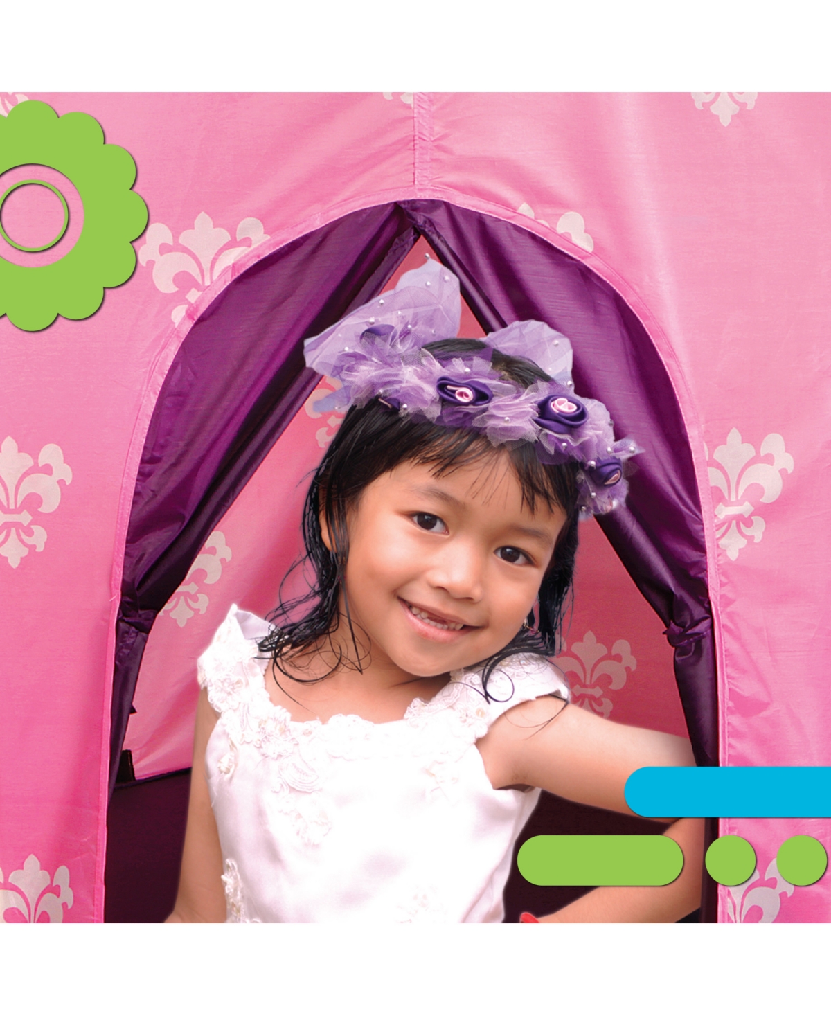 Shop Discovery Princess Castle Royal Play Tent In Pink