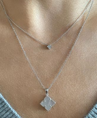Flower Mother of Pearl Necklace