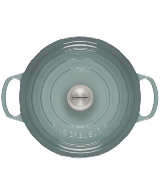 Signature Enameled Cast Iron 5.5-Quart Round Dutch Oven