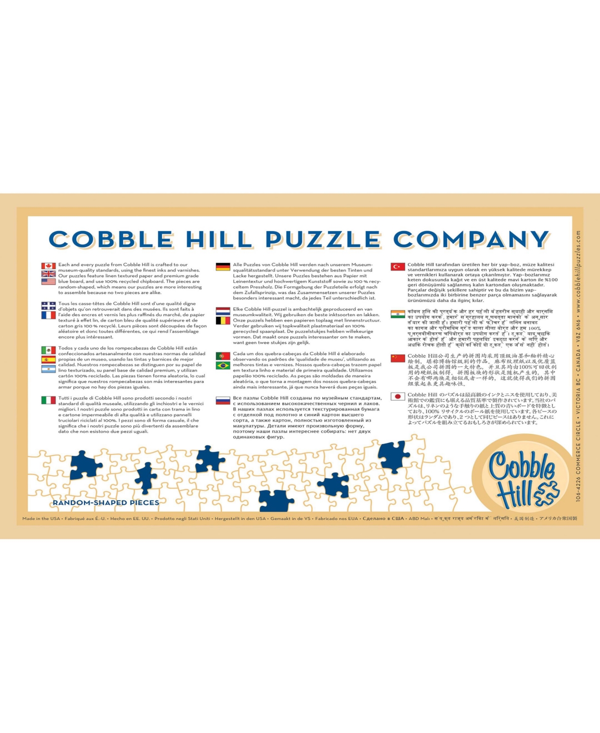 Cobble Hill Puzzle Company Mary Lake-Thompson - Hitting The Road - 1000 Piece