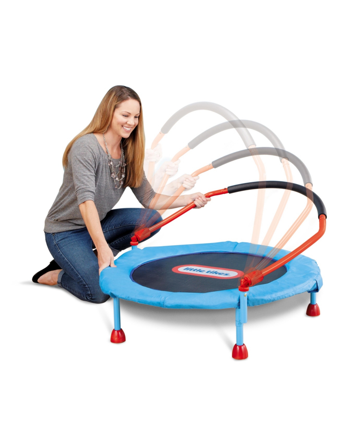 Shop Little Tikes Easy Store 3' Trampoline In Multicolor