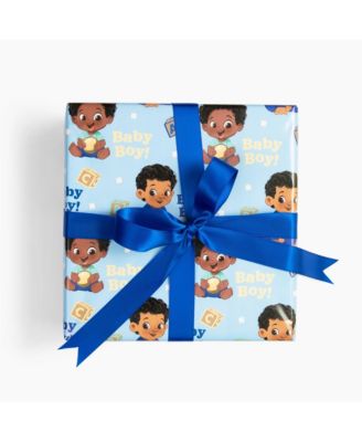 Greentop Gifts Oh Baby, It's a Boy! Gift Wrap - Macy's