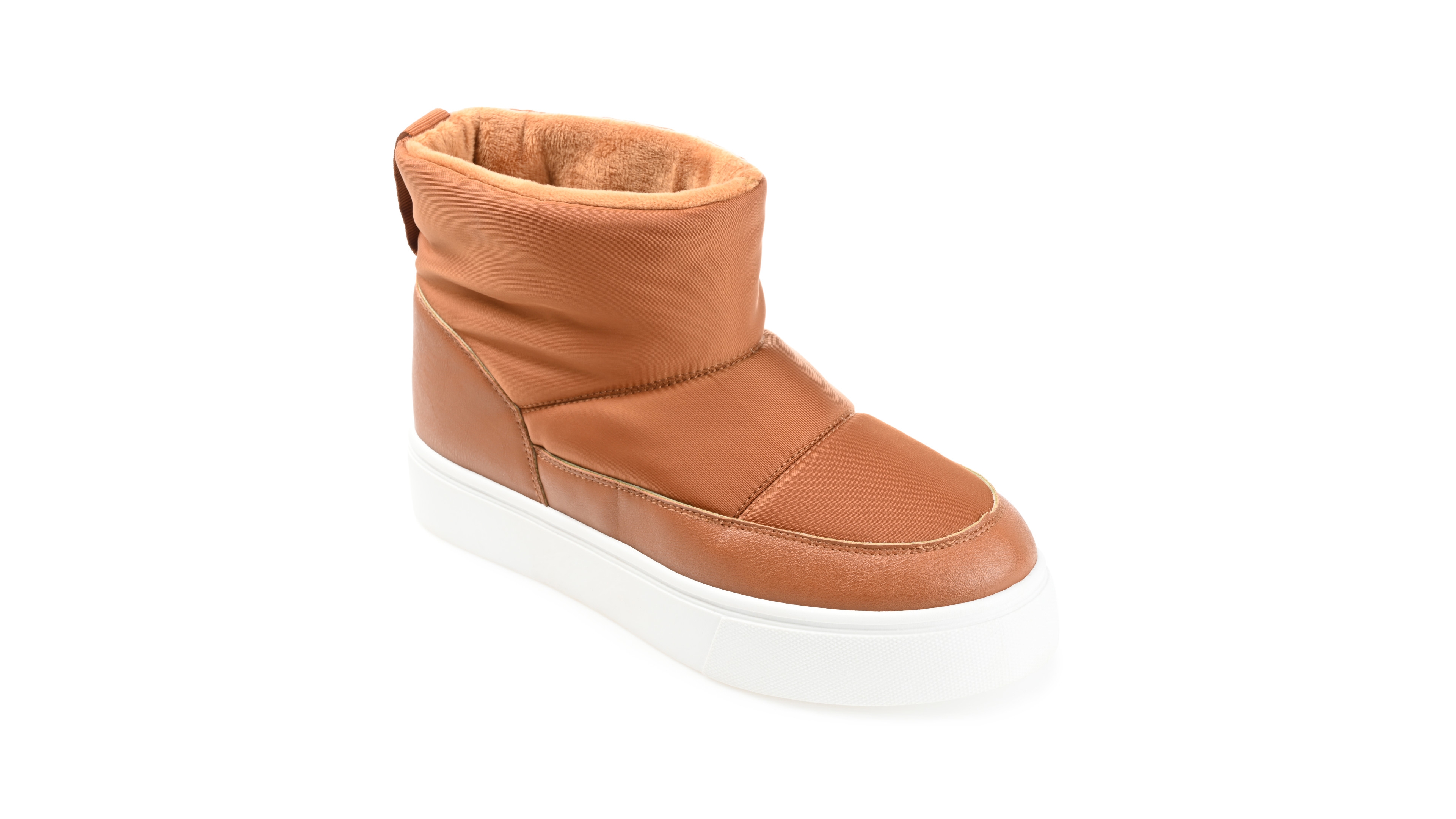 Journee Collection Women's Sethie Platform Cold Weather Puffer Booties