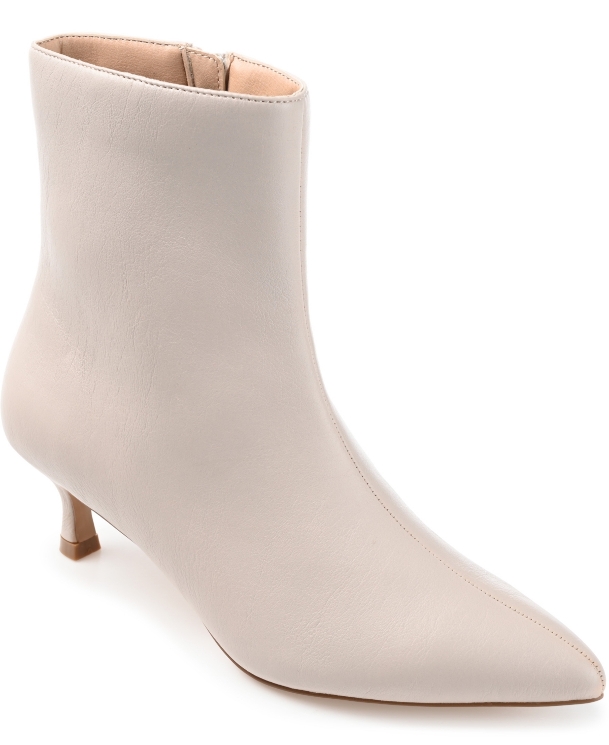 Journee Collection Women's Arely Pointed Booties In Stone