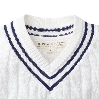 Boys Organic Tennis Sweater