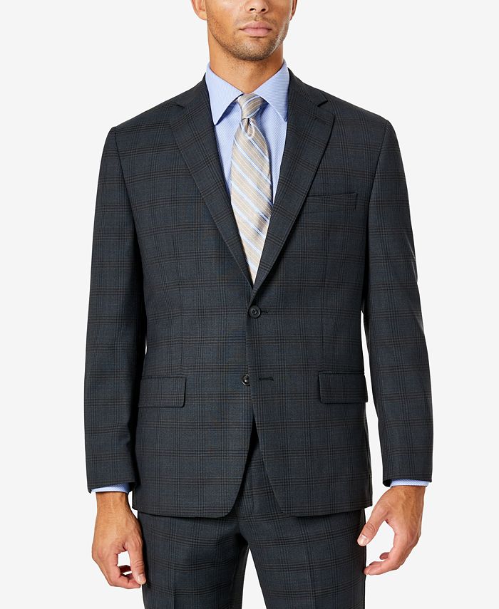 Michael Kors Men's Modern-Fit Airsoft Stretch Wool Suit Jacket & Reviews -  Suits & Tuxedos - Men - Macy's