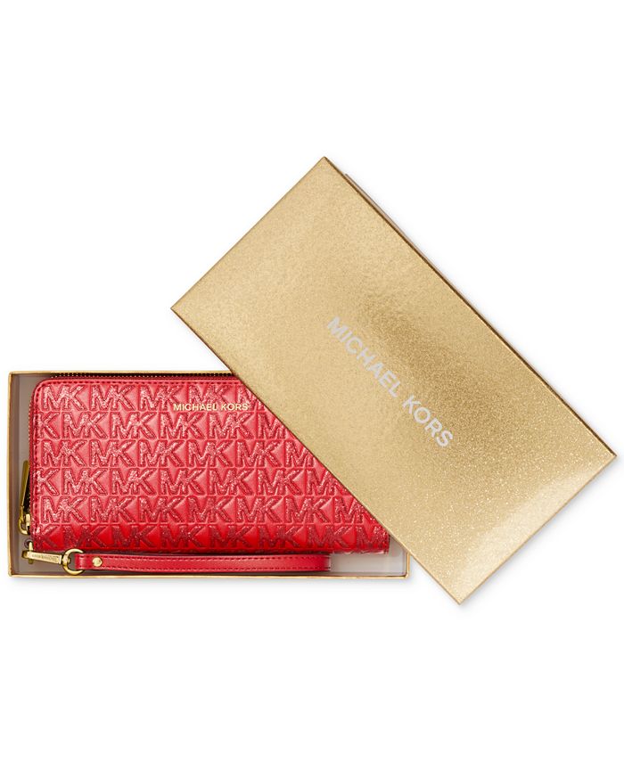 Michael Kors Signature Jet Set Travel Continental Wallet Gift Box & Reviews  - Handbags & Accessories - Macy's